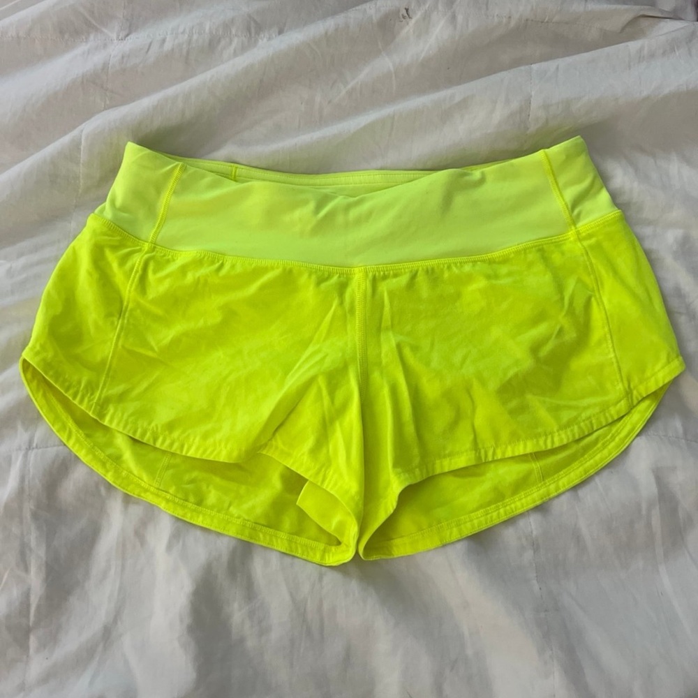 Lululemon speed up shorts size 4